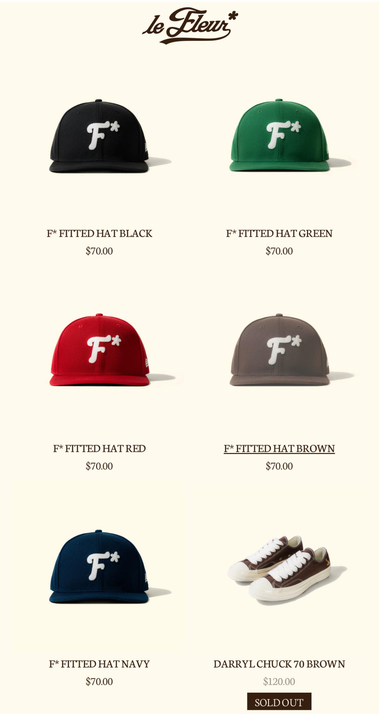 LE FLEUR* NEW ERA FITTED HAT RESTOCK + NEW COLORWAYS NOW : r