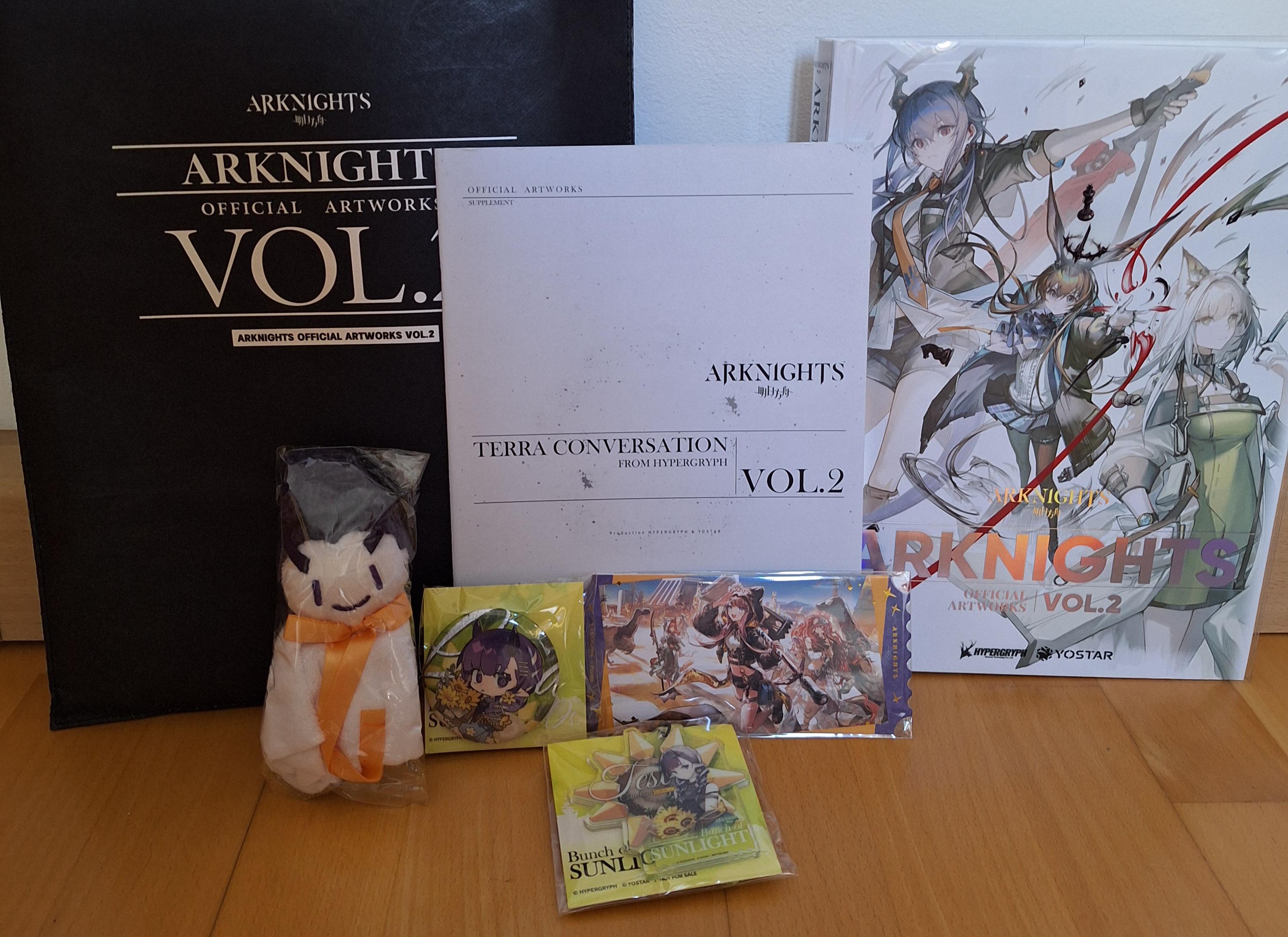 Arknights Official Artworks Vol.2 Englisch Version arrived : r