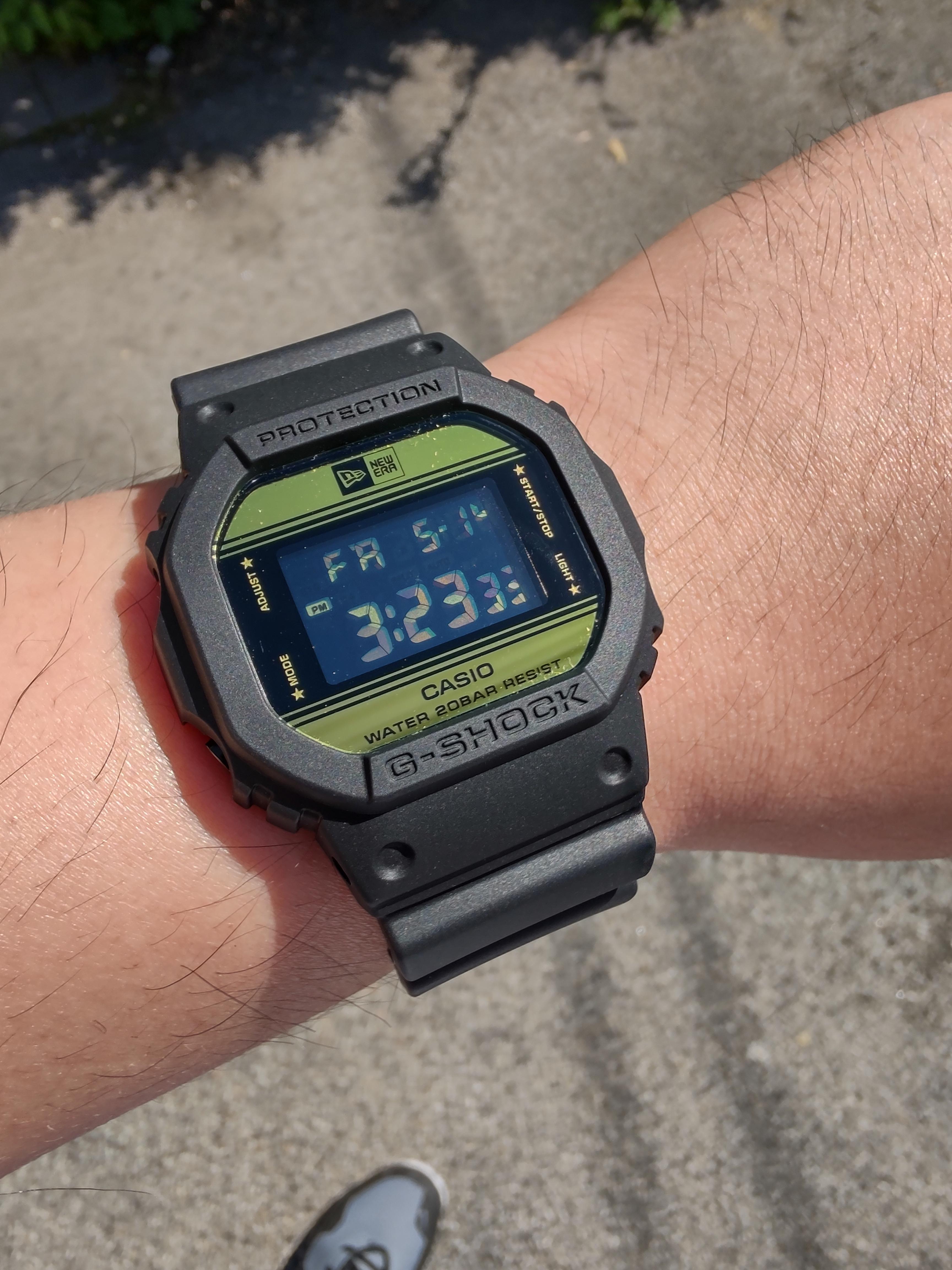 Casio G-Shock] Casio x New Era limited edition Collab (bought on