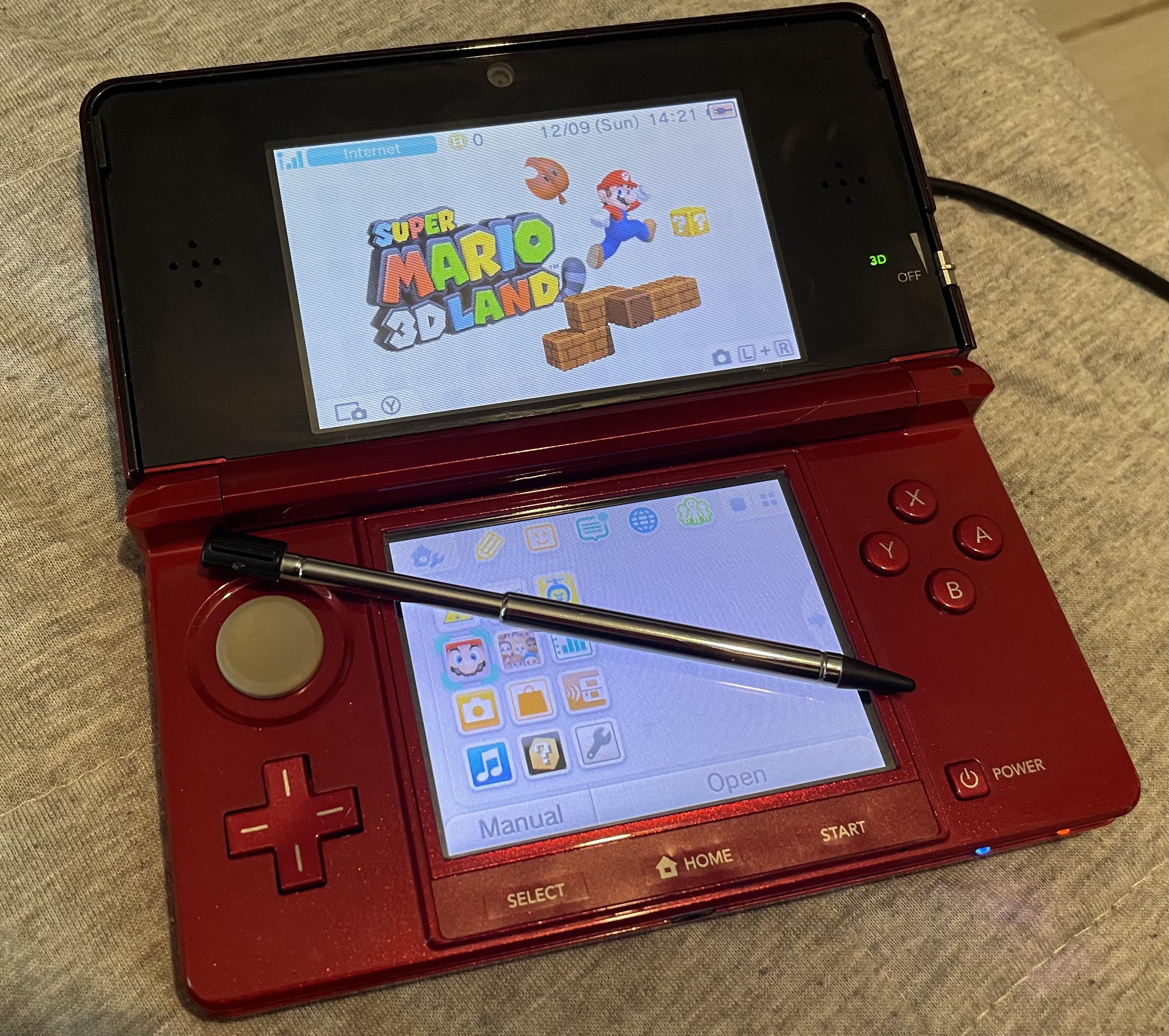 この壊れた3DSを5ポンドで拾ってきて、修理して綺麗にしたら、完全に