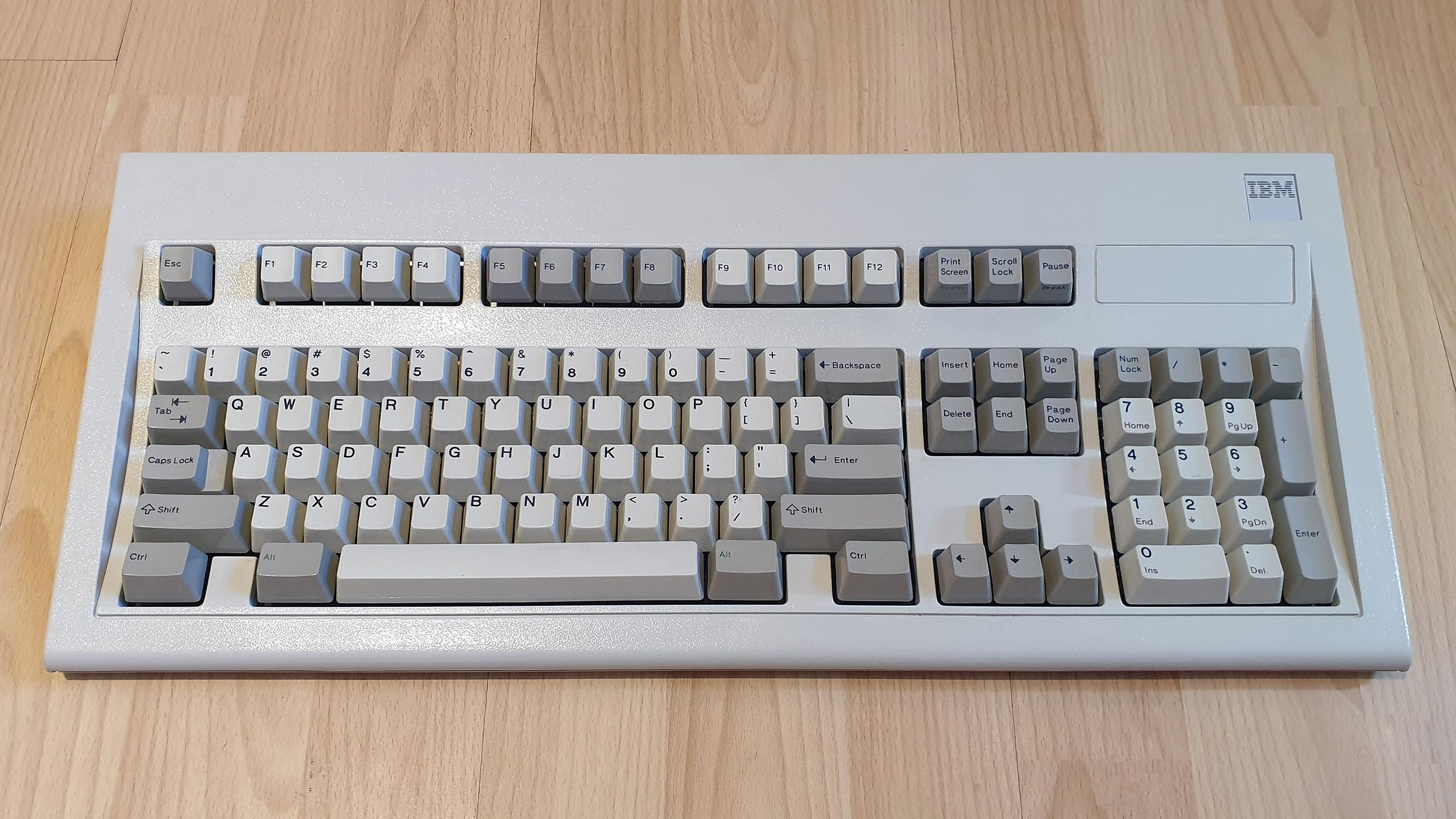 1986 IBM PC/XT Model M Enhanced Keyboard (P/N 1390120)! : r