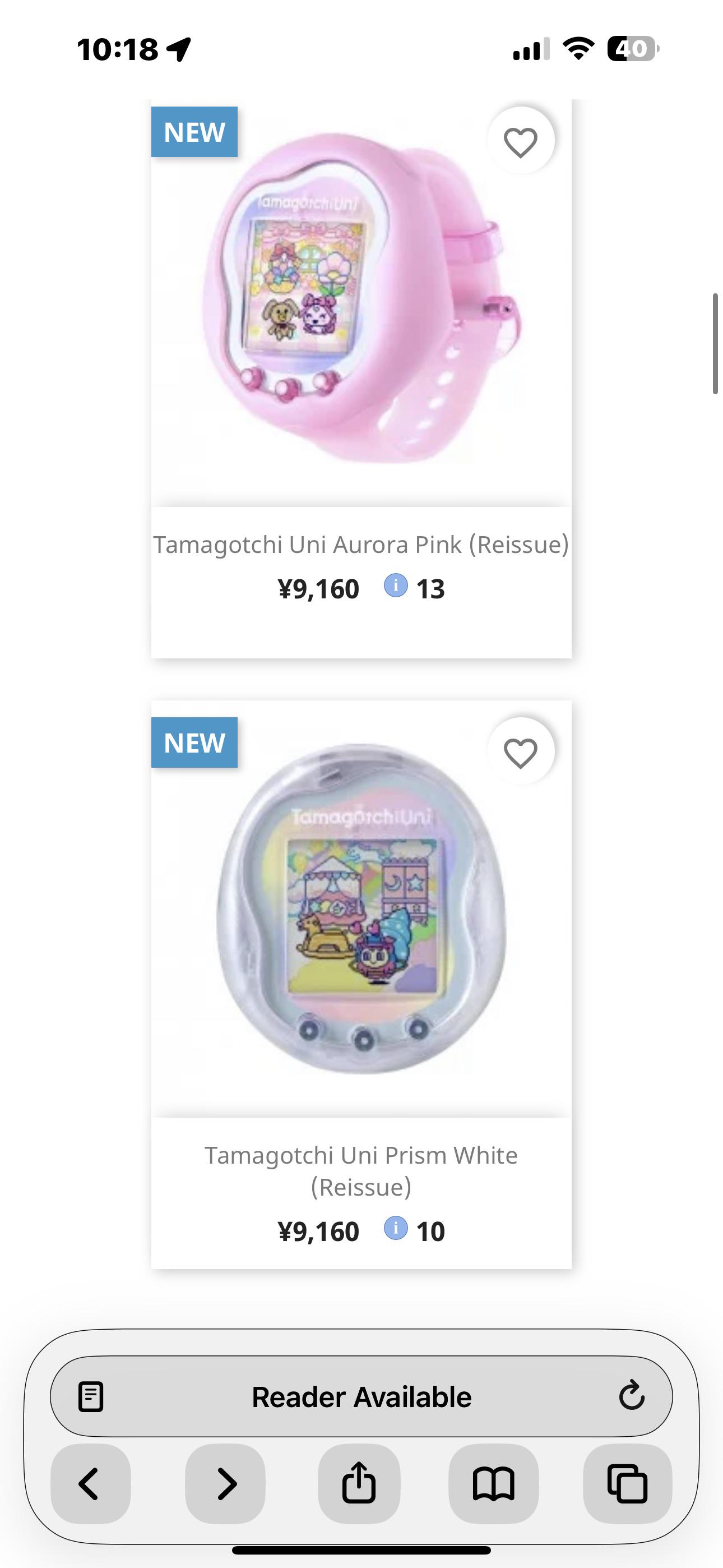 Some Prism pink and white August preorders remaining : r/TamagotchiUni