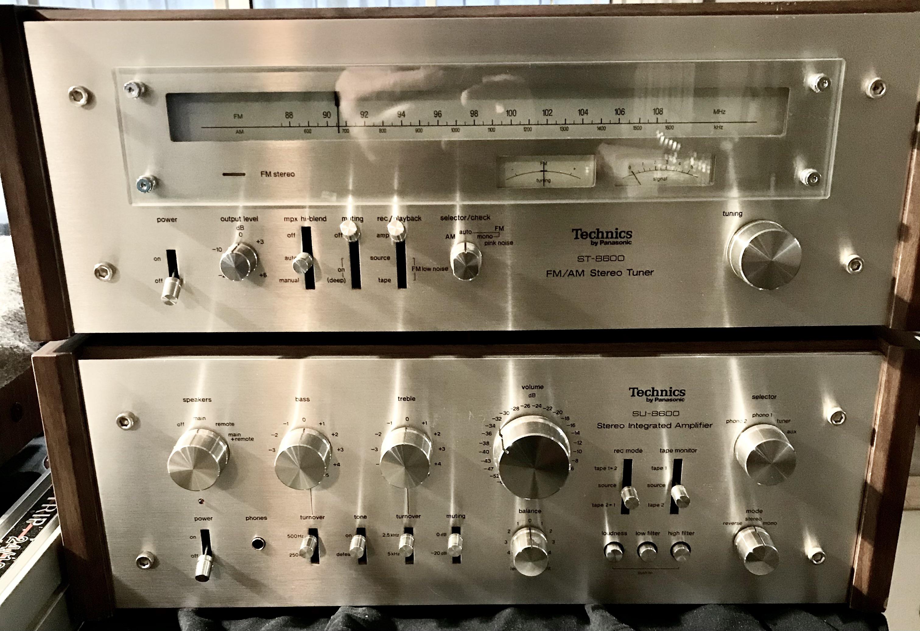 Así que esto pasó. No pude dejar pasar este Technics SU-8600 y el