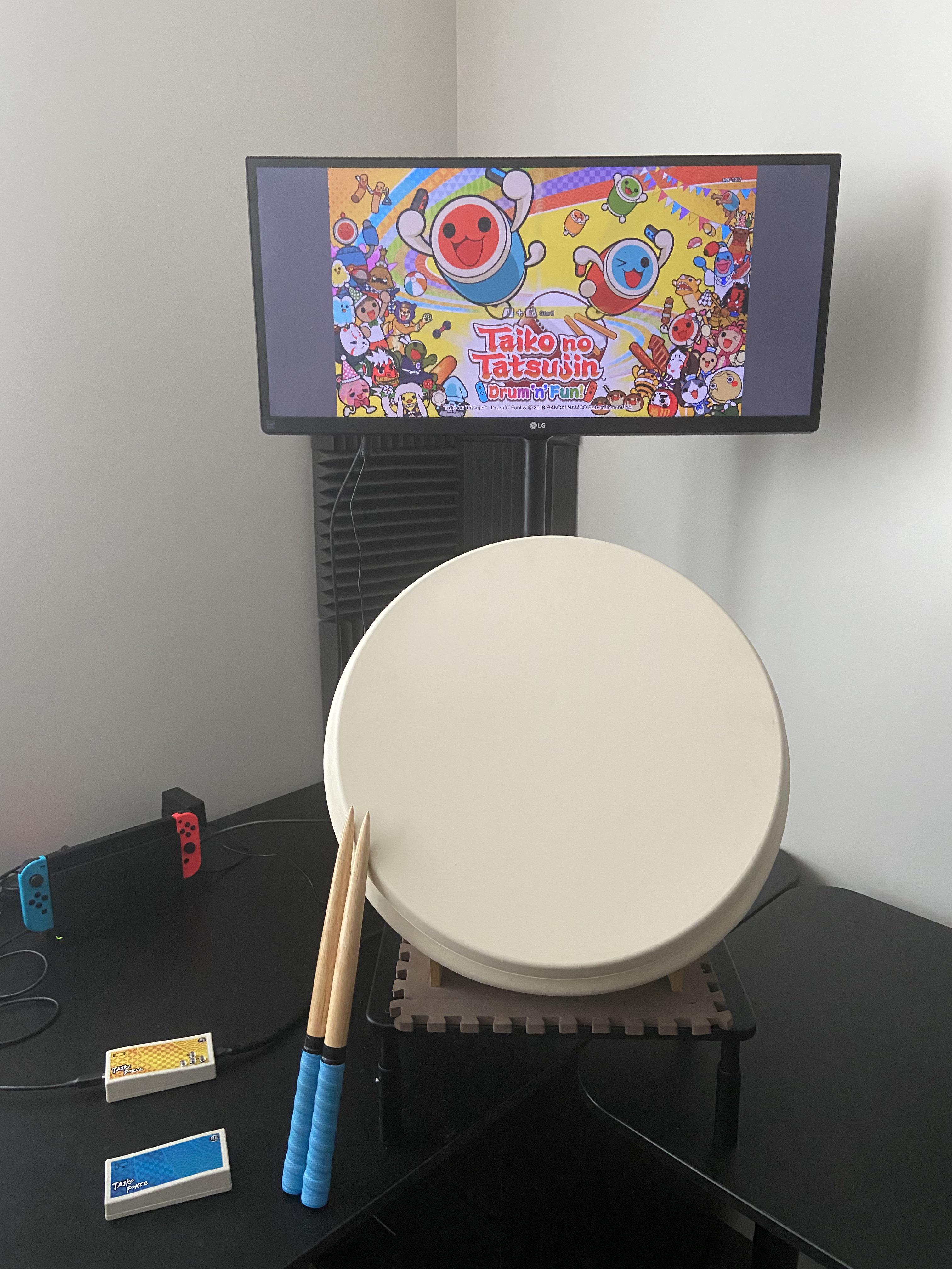 太鼓フォースTaiko Force lv5 おうち太鼓 PC用 無反応なし 太鼓
