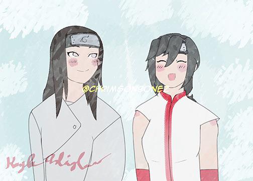 Neji x OC Art : r/Naruto