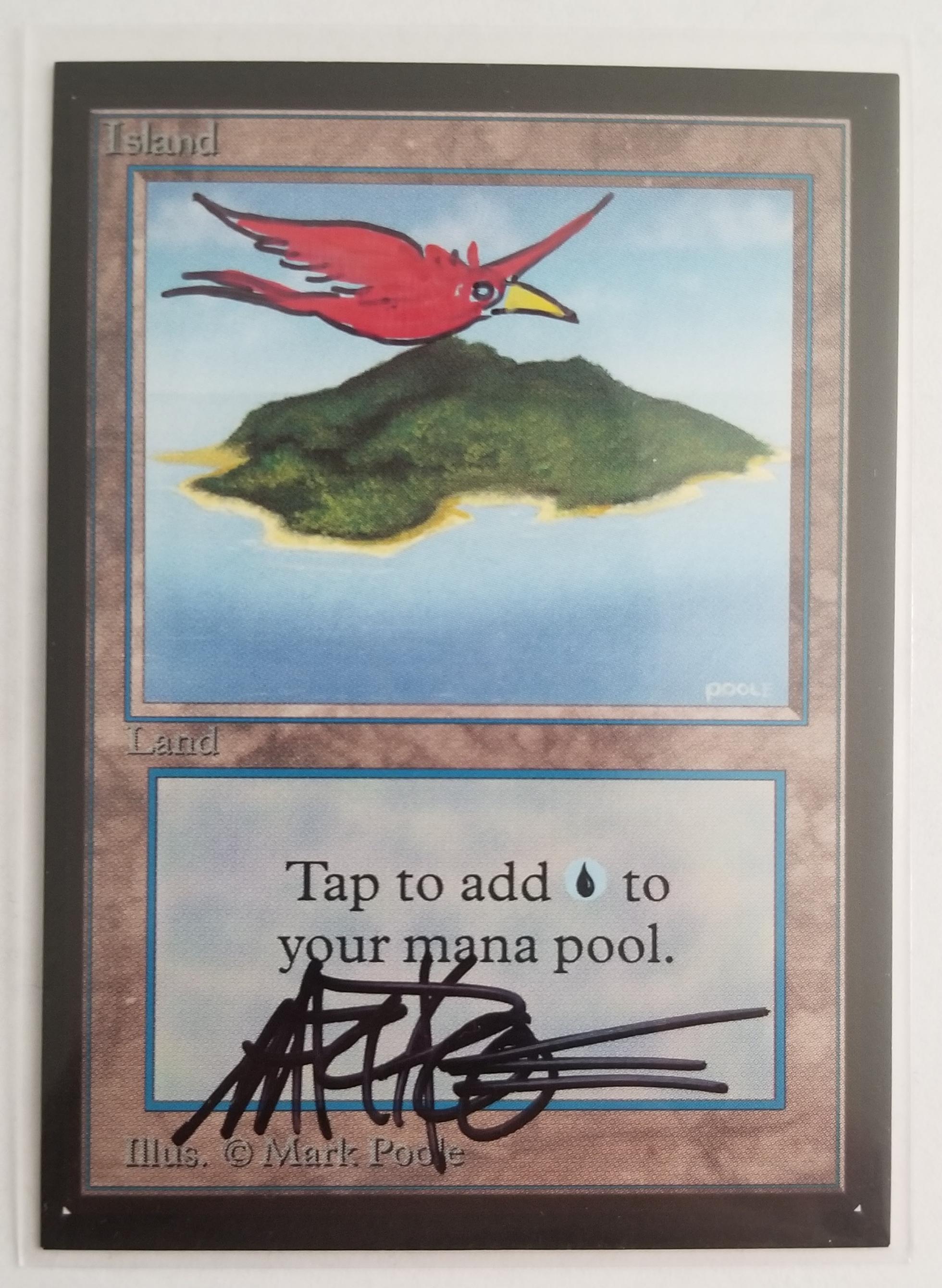 Island artist proof, signed and altered (Mark Poole) : r