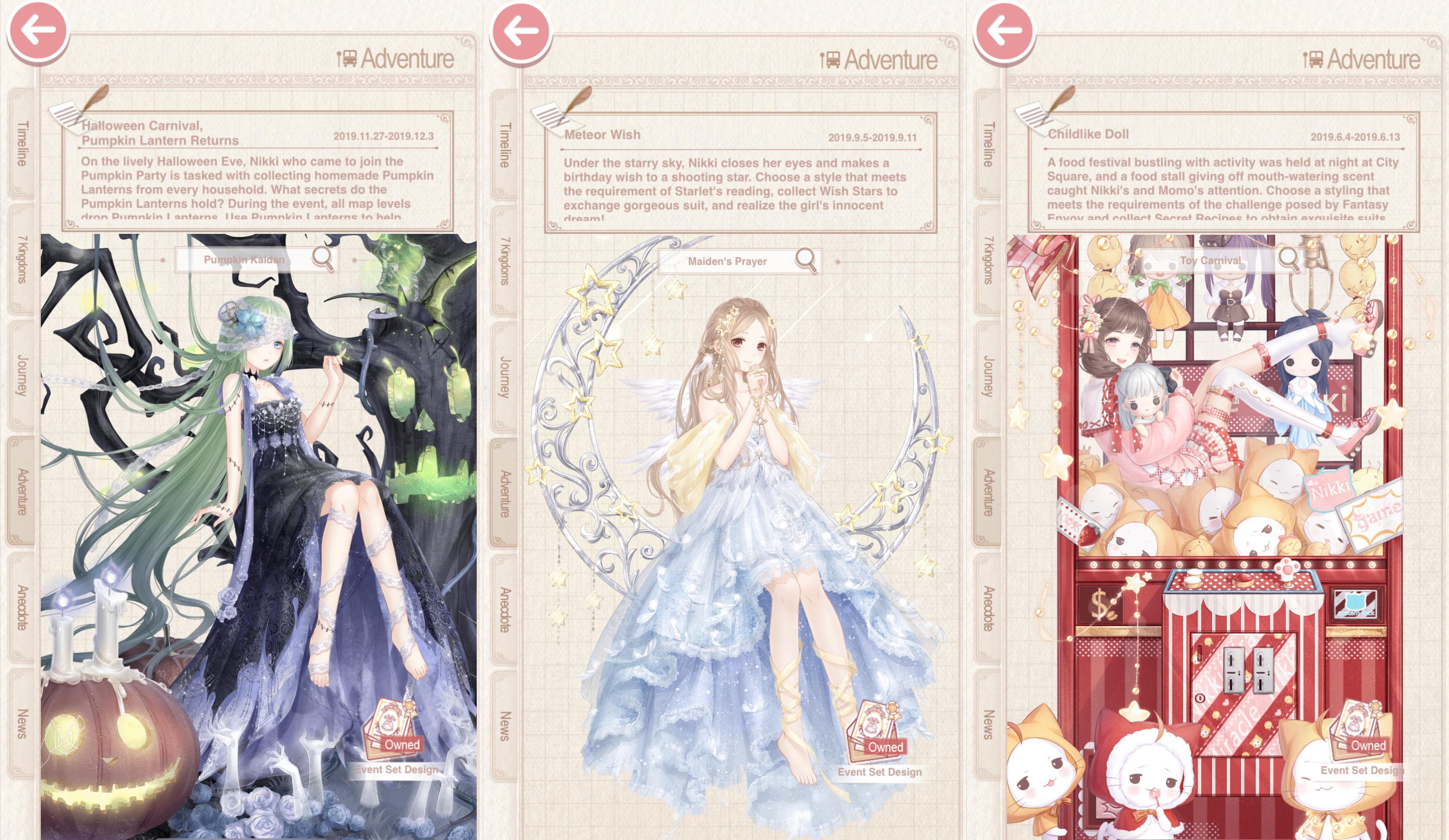 Information - Pumpkin Kaidan, Maiden's Prayer, Toy Carnival return