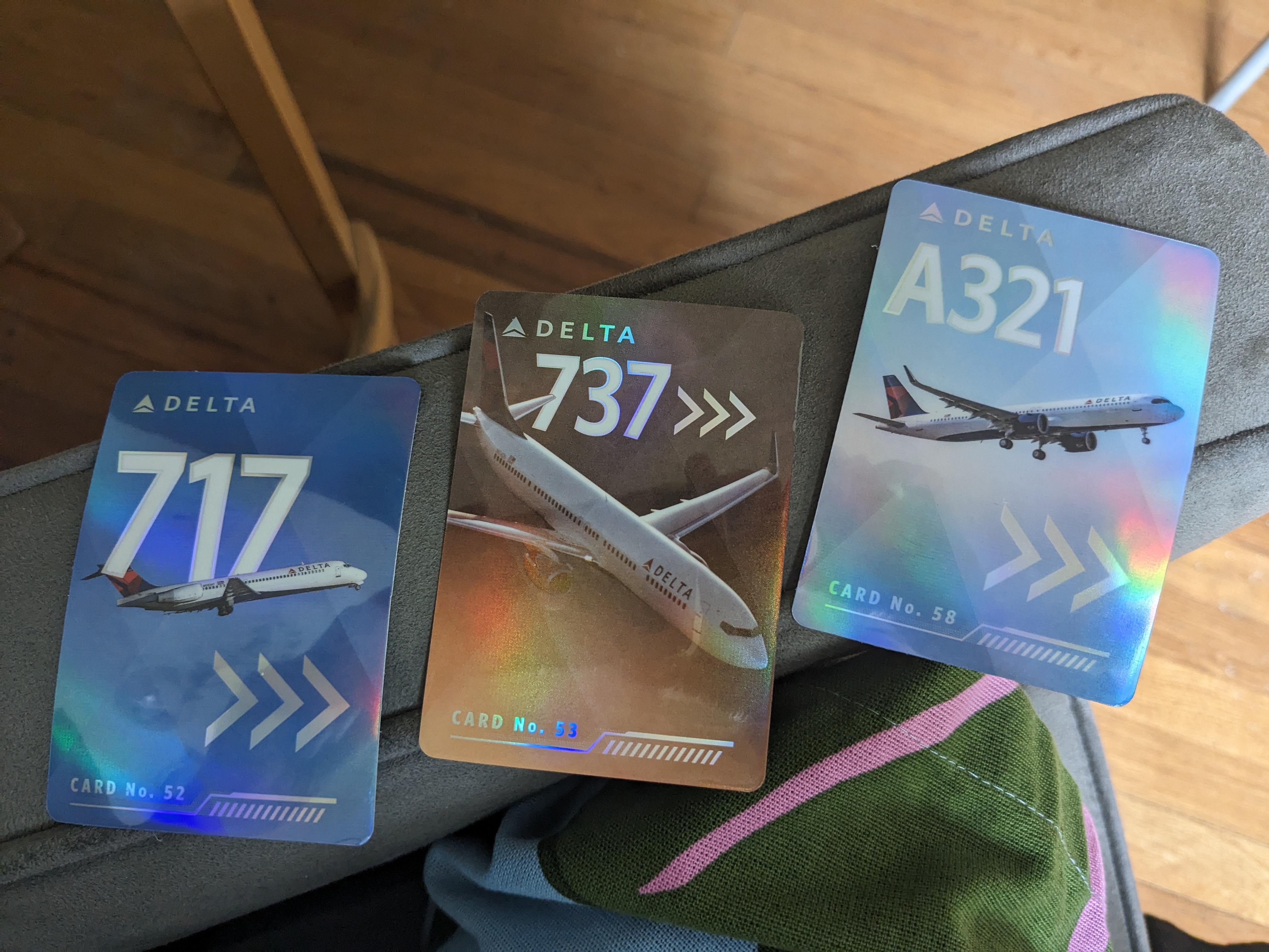 ショー・アンド・テル。トレーディングカード。 : r/delta