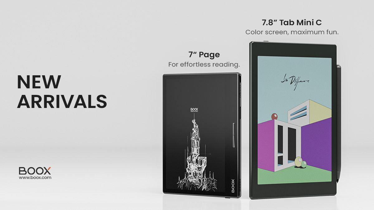 Mini Size, Max Joy]: Meet Our BOOX Tab Mini C and BOOX Page : r