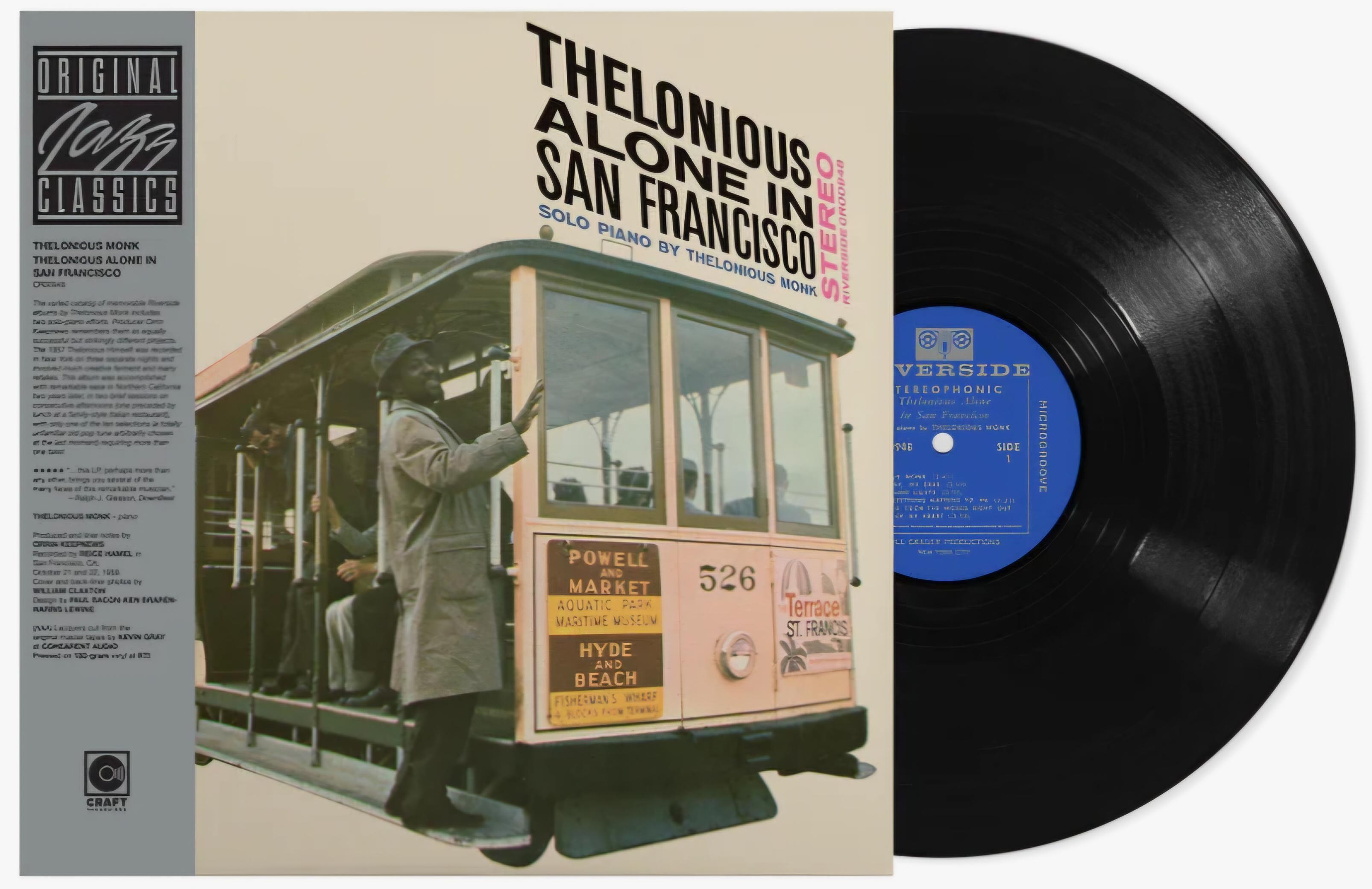 THELONIOUS MONK - Alone In San Francisco (Original Jazz Classics