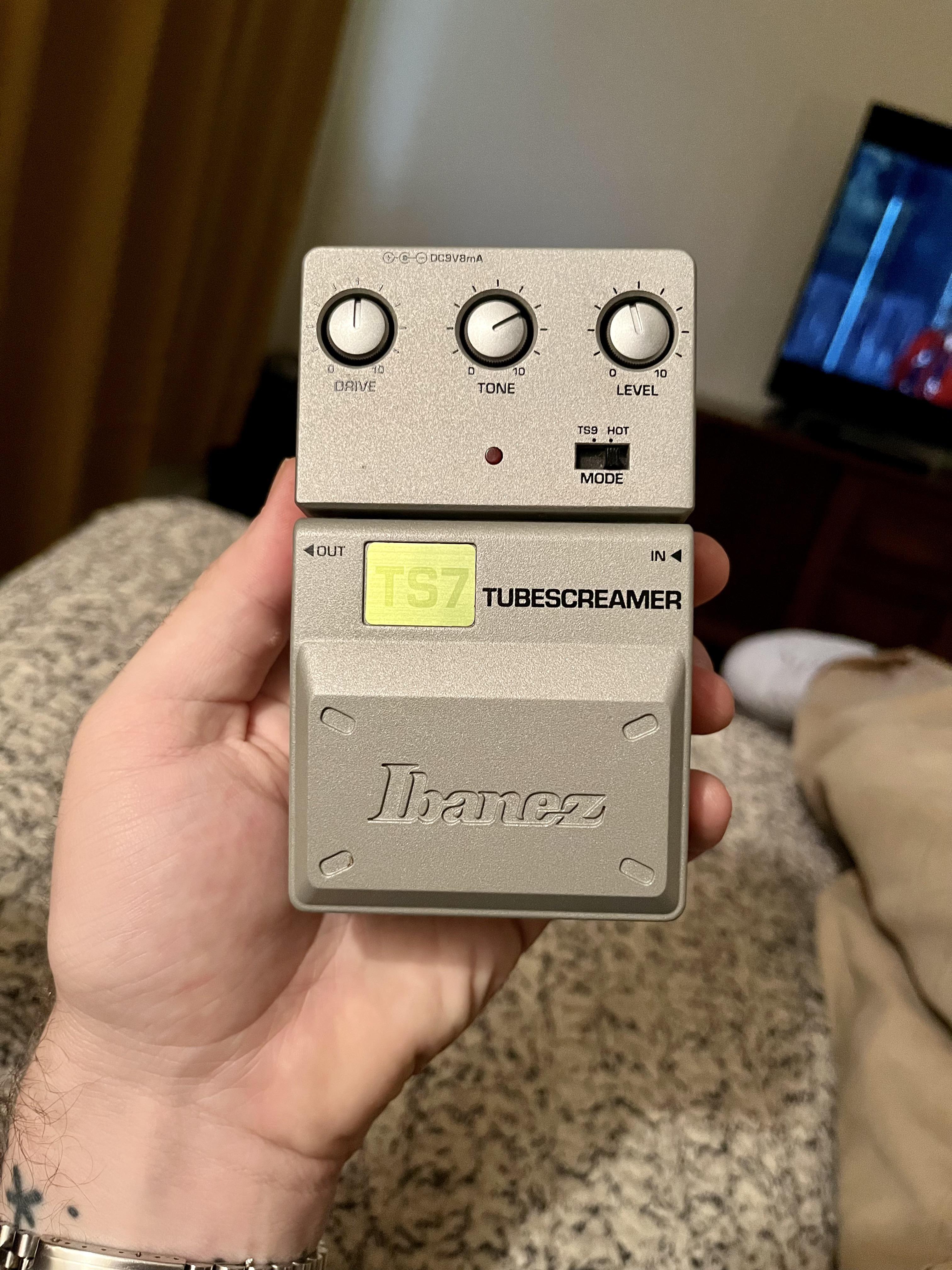NPD] Ibanez TS7。今まで色んなオーバードライブペダルを試してきた
