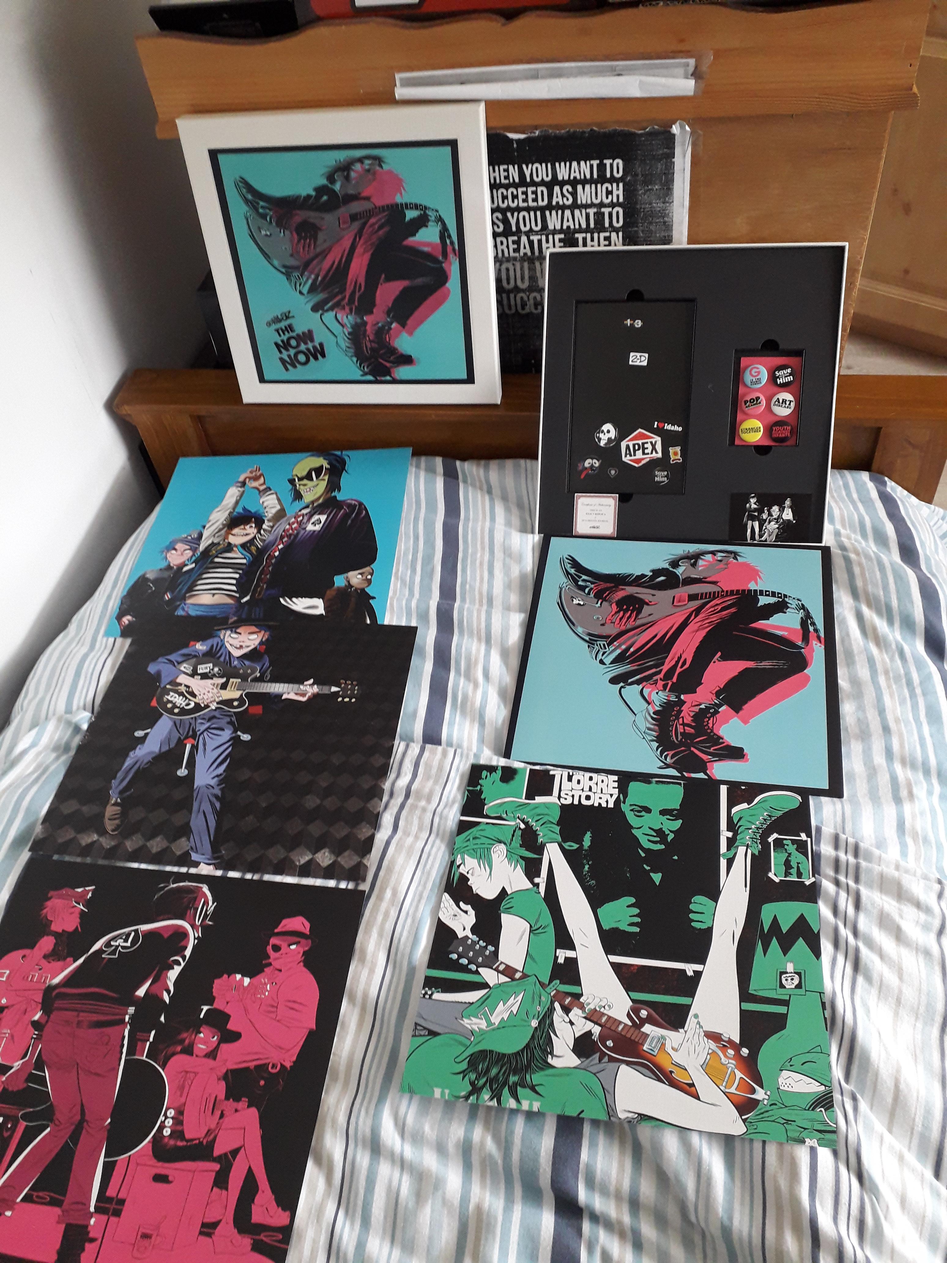 Just got my deluxe edition of The Now Now! : r/gorillaz