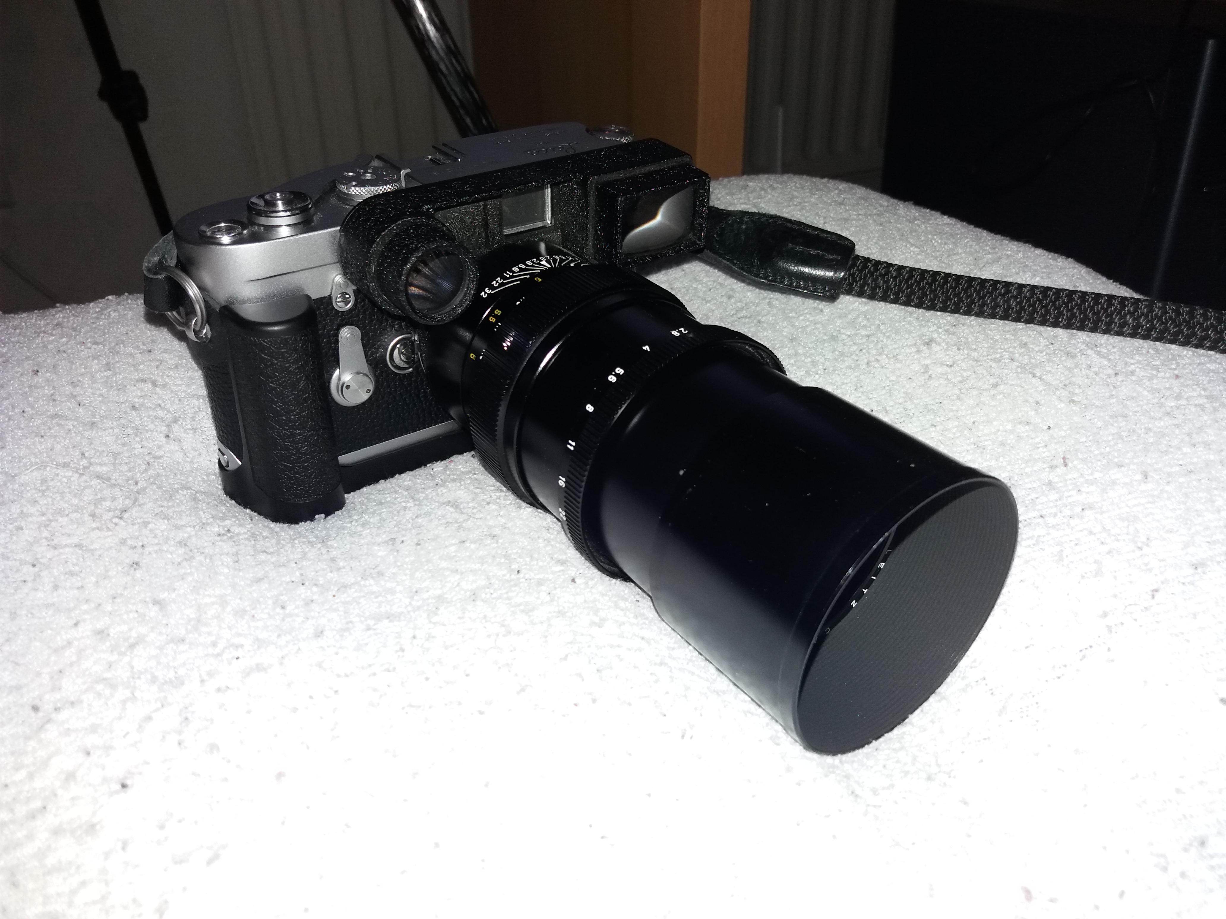 A new lens arrived today. Leitz 135mm f/2.8 Elmarit. It is