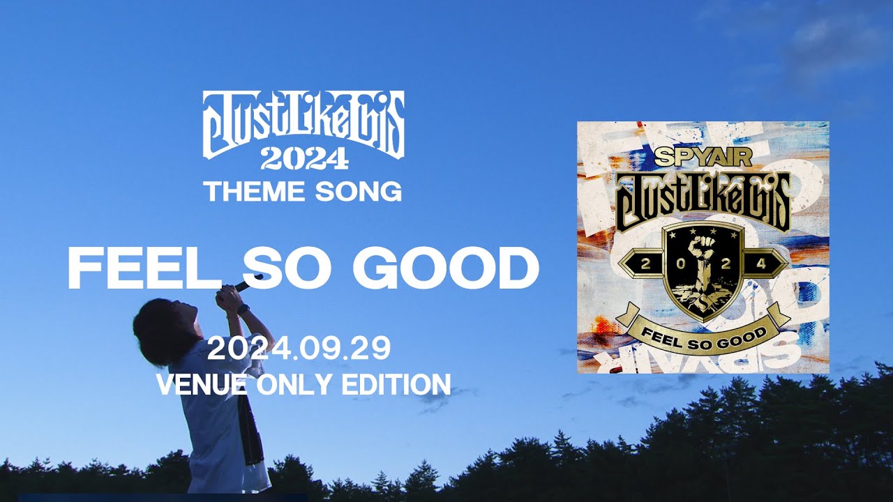 Just Like This 2024』会場限定シングル『FEEL SO GOOD』発売決定