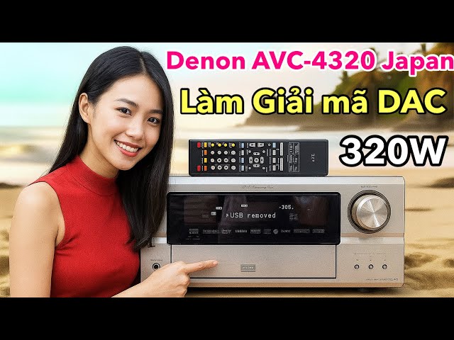 Denon AVC-4320 Japan decodes DAC BurrBrown, 320W optical port
