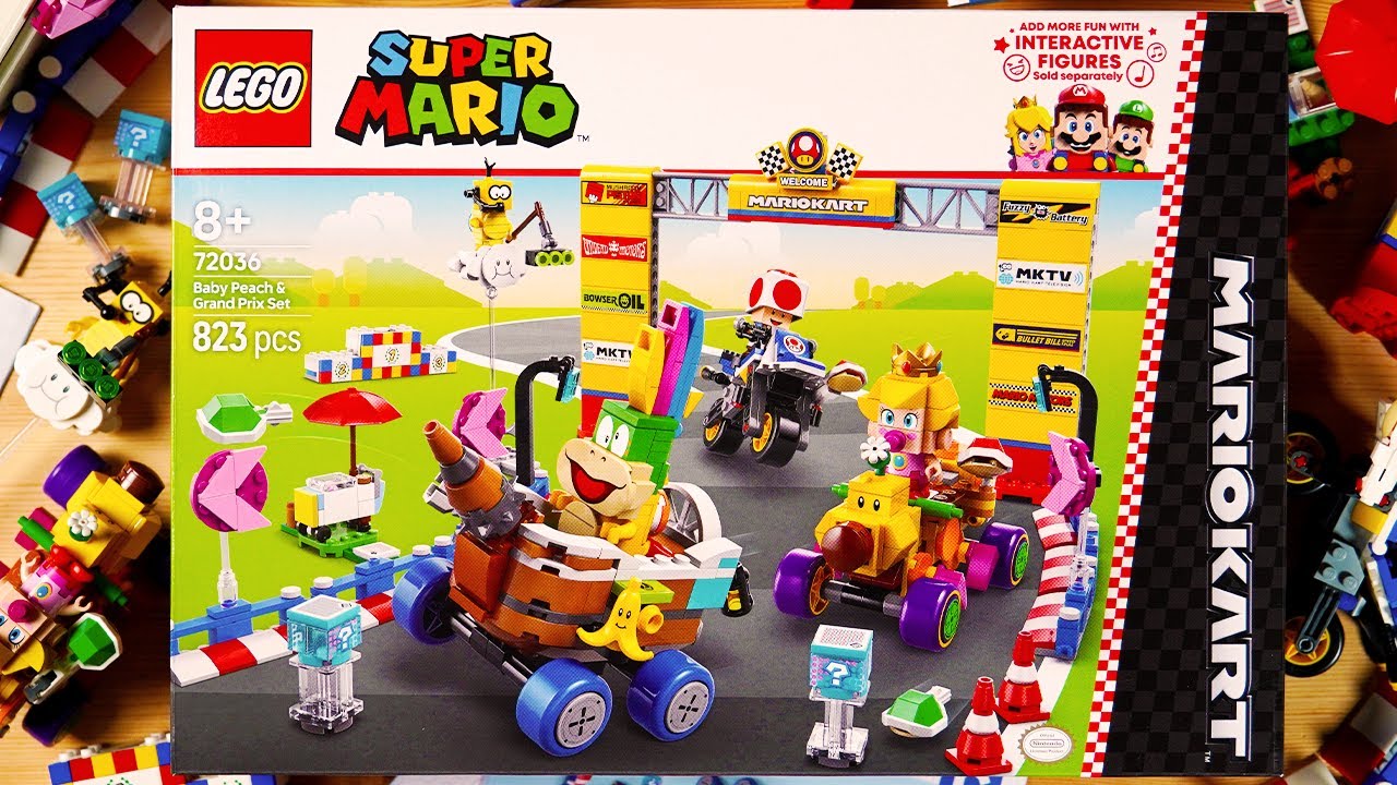 LEGO Mario Kart】Baby Peach & Grand Prix Set 72036 レゴマリオ