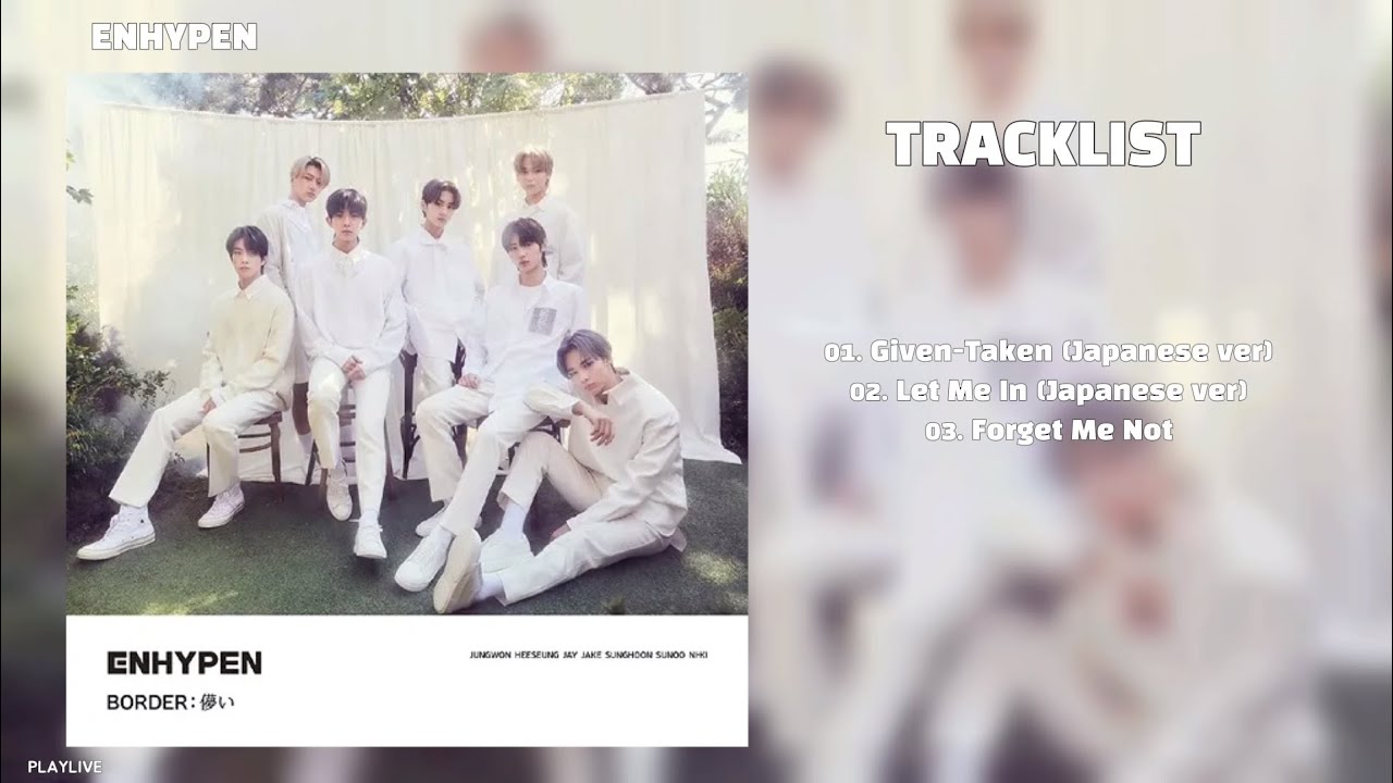 ENHYPEN BORDER 儚いヒスン 直筆歌詞入り ラキドロ ユニバ ENHYPEN