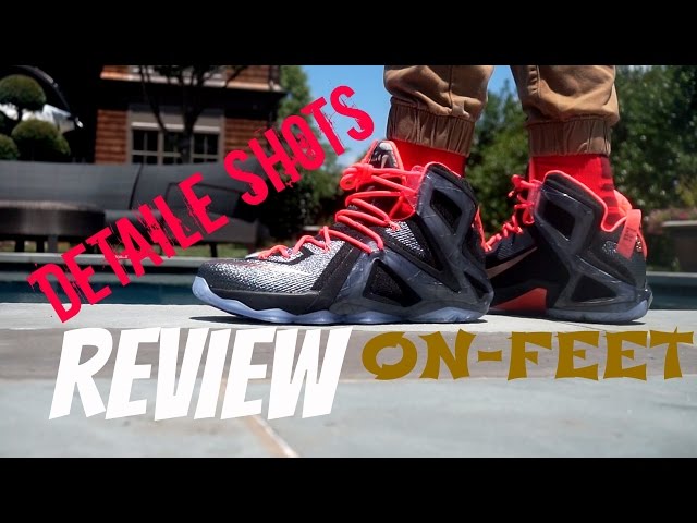 Lebron 12 Elite Rose Gold Review/On-foot/Detailed Shots - YouTube