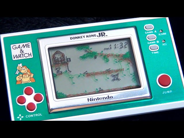 レトロ 液晶ゲーム】任天堂 ゲームウォッチ ドンキーコングJR