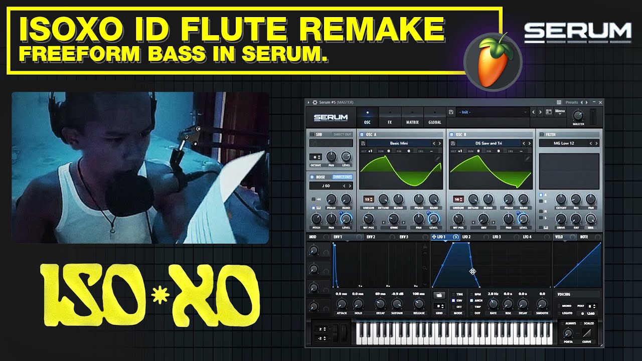 Freeform Bass / Hybrid Trap Sound Design w/ Serum [ISOxo ID Flute