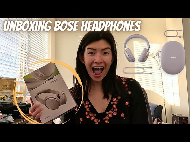 UNBOXING the BOSE QUIETCOMFORT HEADPHONES in sandstone! - YouTube
