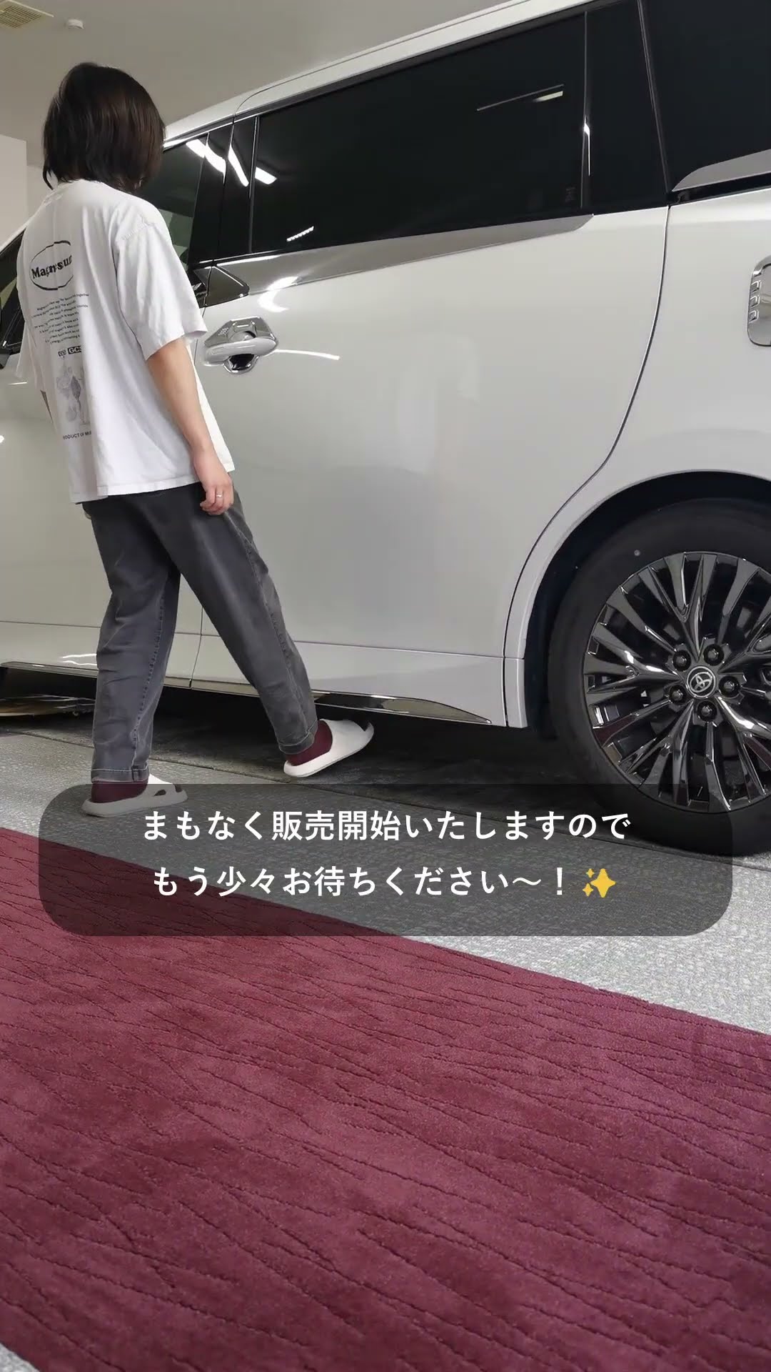 新型アルヴェルのスライドドアにフットセンサーを設置！#shorts - YouTube