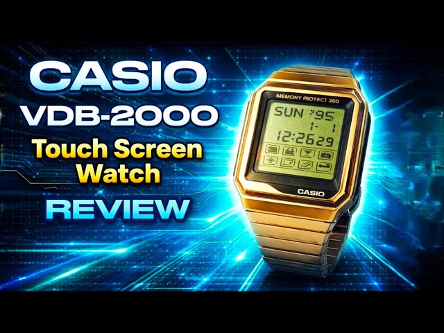 Casio VDB-2000 Hotbiz Watch Review - Module 1490 - Ep 63 - YouTube