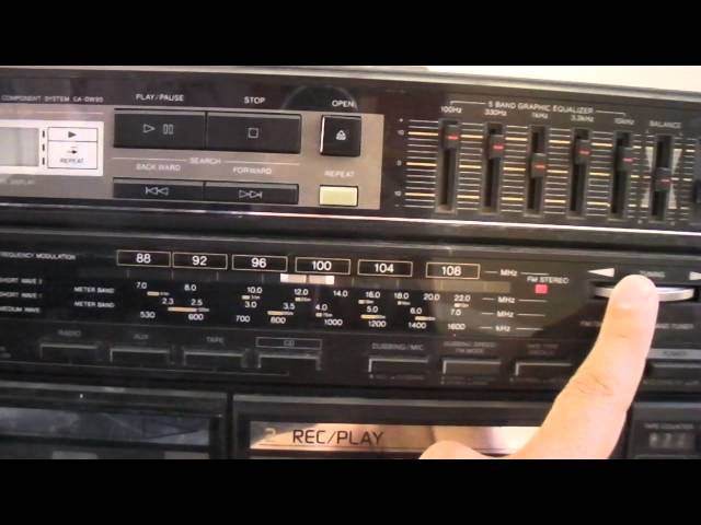 Aiwa CA-DW95H CD Carry Component System - YouTube