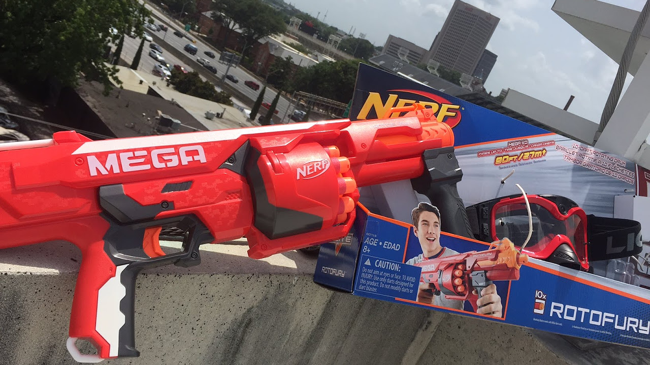 Honest Review: The Nerf MEGA Rotofury (Full Unboxing and Firing