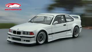 WERK83 1:18 BMW M3 (E36) GTR Plain body version white W18051001