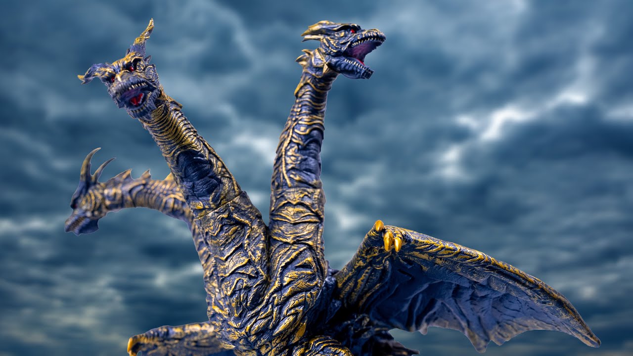 Legendary Soft Vinyl] Movie Monster Series Kaiser Ghidorah 2004
