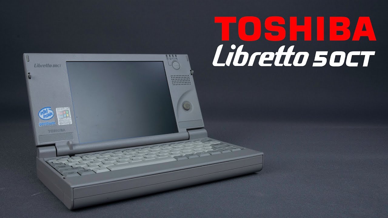 Toshiba Libretto 50CT | Review and HDD swap - YouTube