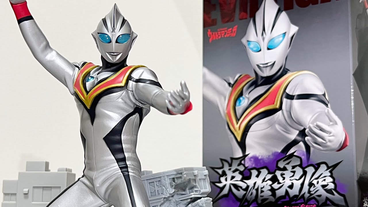 Stunning Sculpture] Hero Statue Evil Tiga Ultraman Tiga Review