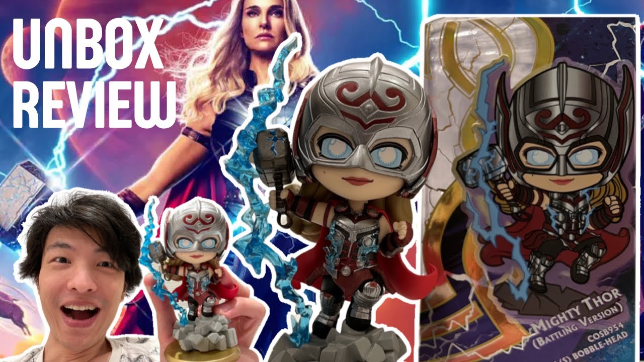 Hot Toys Mighty Thor Cosbaby Unbox Review (Thor Love and Thunder