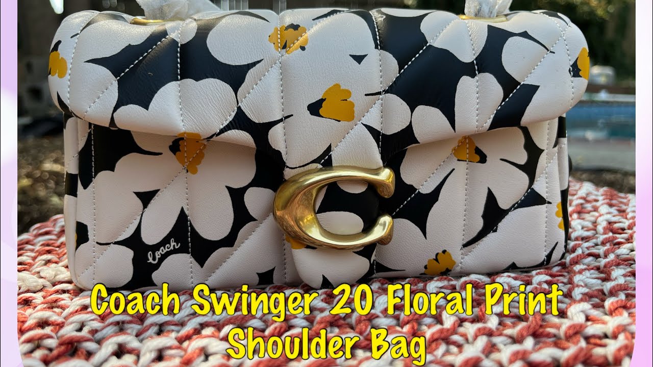 Tabby Shoulder Bag 20 With Quilting And Floral Print Unboxing