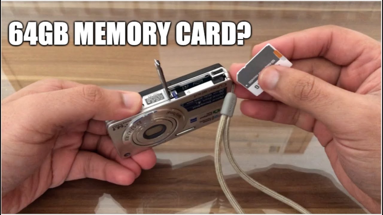 How to INSERT a 64GB Memory Card into Your Sony Camera | New - YouTube