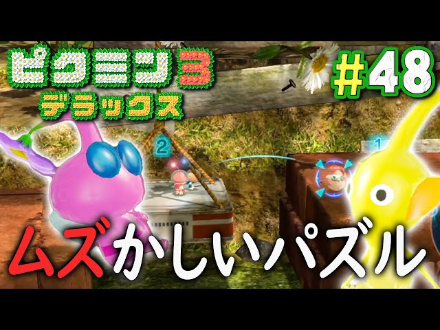 A brain-busting puzzle!? Pikmin 3 Deluxe Live Play Part 48 [Fruit