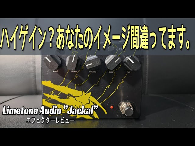 マーシャルのプレキシ！？】Limetone Audio JACKAL 