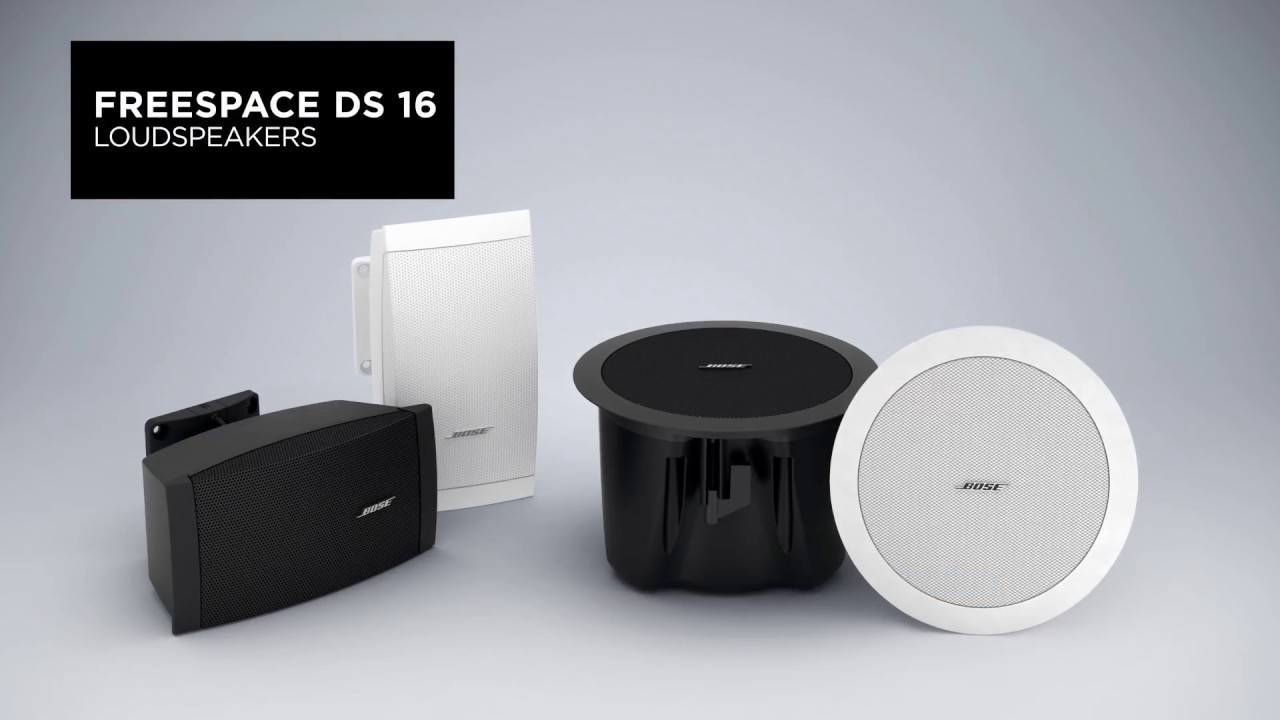 Business Music System: Bose FreeSpace DS 16 - YouTube