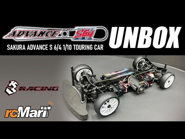 3Racing Sakura Advance S 6/4 1/10 Touring Car Kit KIT-ADVANCE S64
