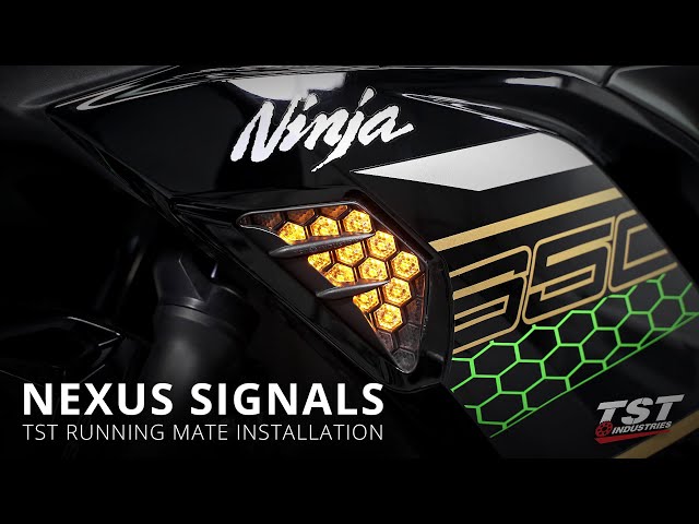 How to install TST Running Mate on Kawasaki Nexus LED Turn Signals