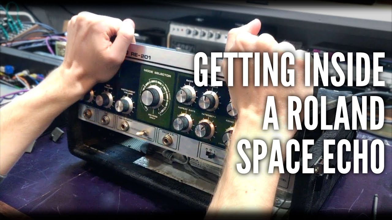 How to Open up a Roland Space Echo - YouTube