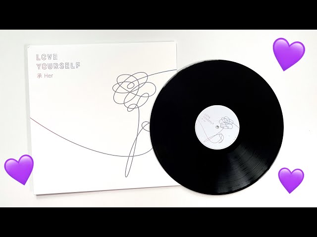 unboxing: BTS - LOVE YOURSELF 承 HER VINYL LP - YouTube