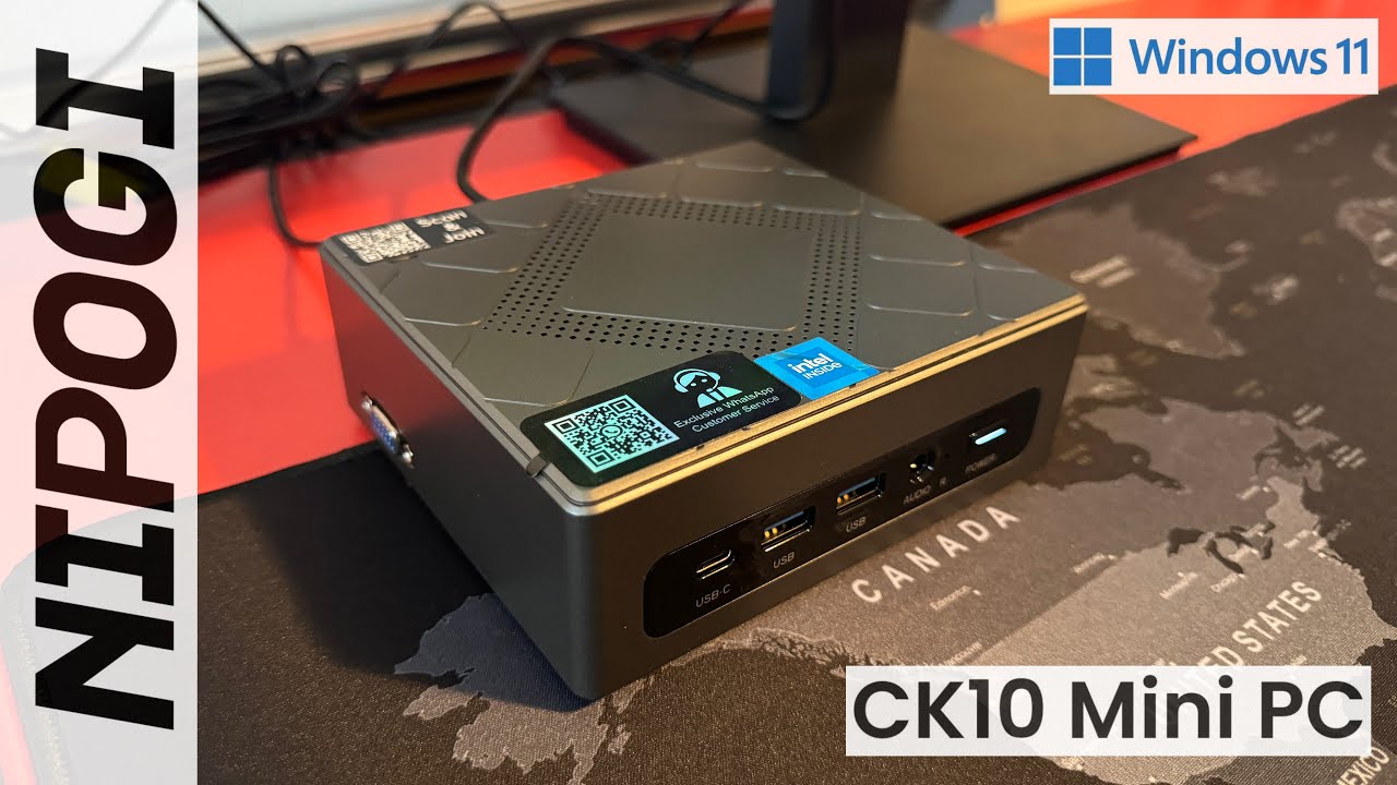 NiPoGi CK10 - The Best Windows 11 Mini PC ( Intel Core i5 - 32GB