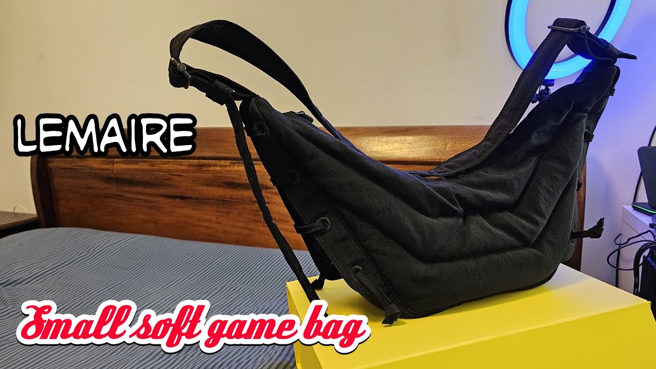 Lemaire Small Soft Game Bag from Mytheresa// Closer Look - YouTube