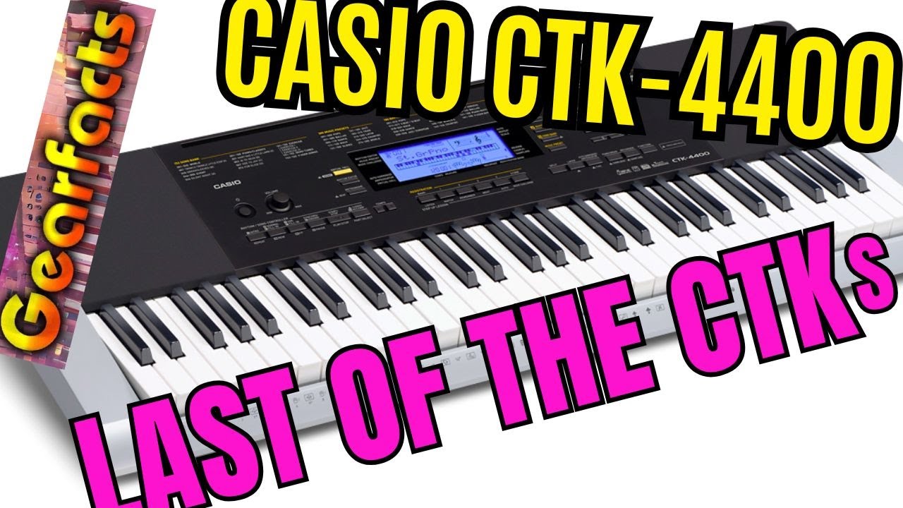 CASIO 電子キーボード CTK-4400をレビュー！ - YouTube