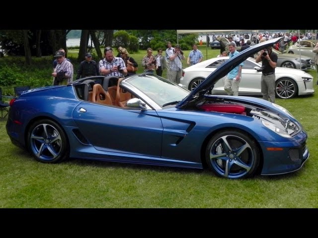 Ferrari Superamerica 45 w/ Roof In Action - Concorso d'eleganza