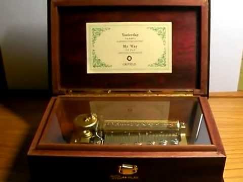 オルゴール オルフェウス50弁 Yesterday & My Way / Music Box ORPHEUS