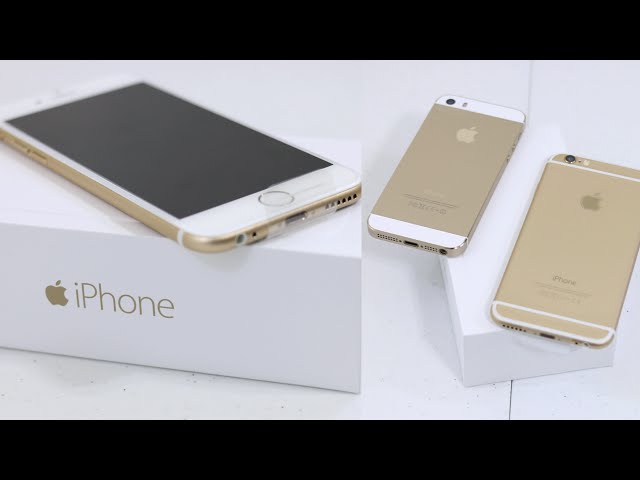 iPhone 6 Unboxing! 64GB Gold AT&T (First Impressions & iPhone 5s