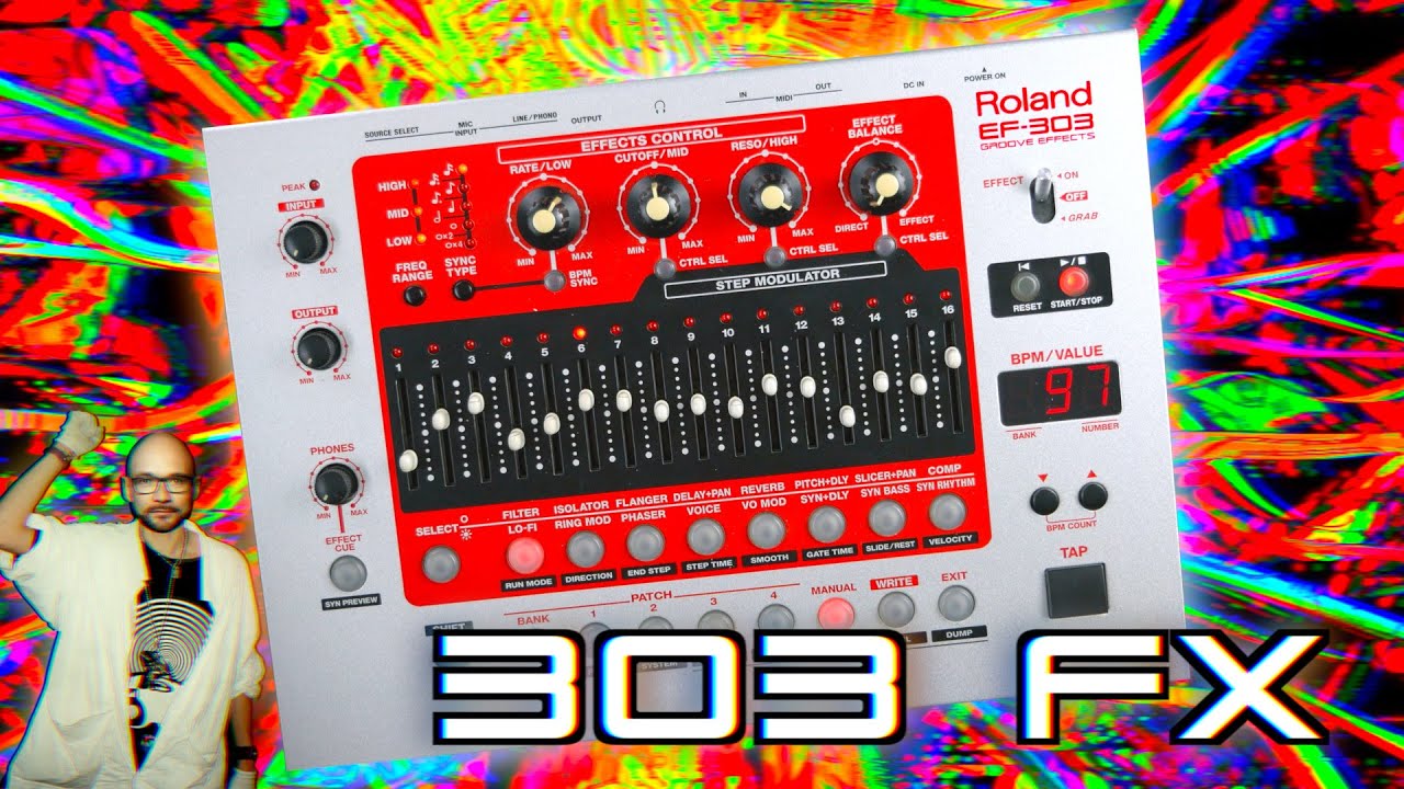 Roland EF-303の使い方完全に間違ってる動画 - YouTube